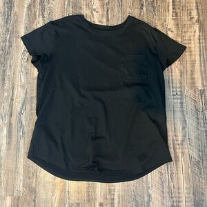 Plain black Shein T-shirt, size XL